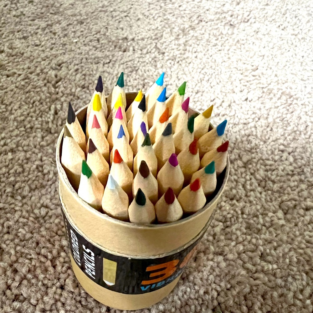 Brand new 36 mini coloring pencils | super vibrant